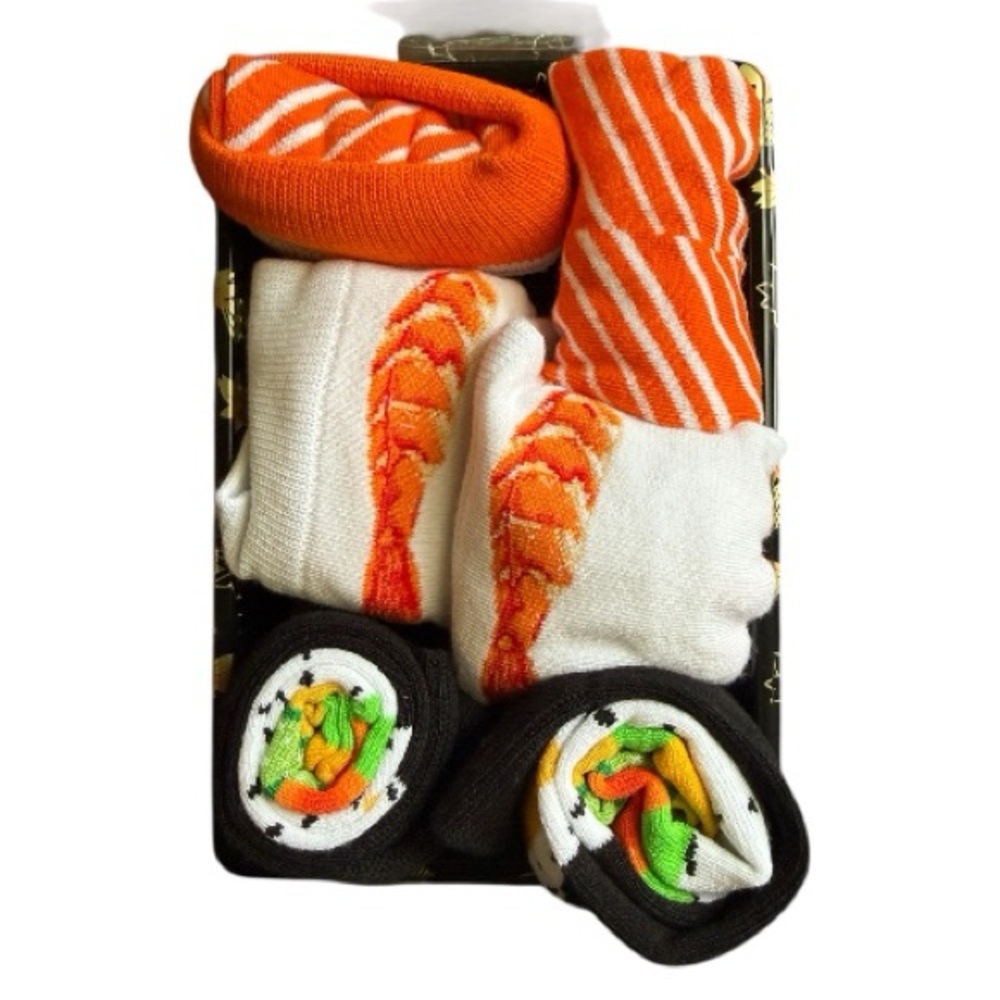 Crazy Socks : Sushi theme 3 pairs